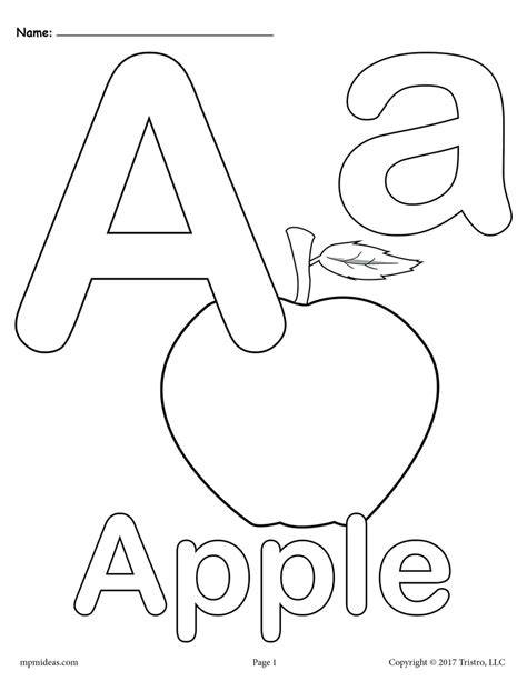 Alphabet Coloring Pages