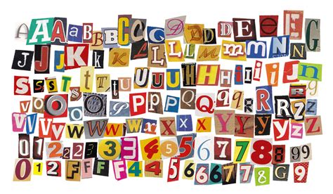 Alphabet Generators for Magazine Covers