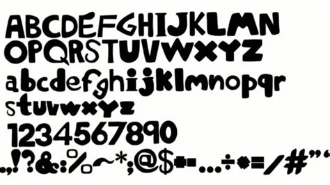 Alphabet Lore Font