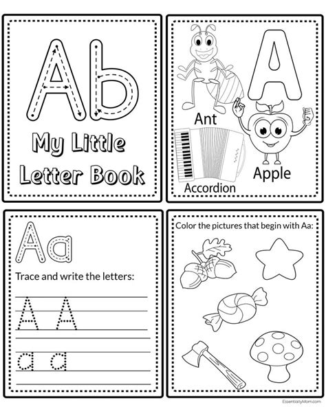 Alphabet Mini Book Free Printable
