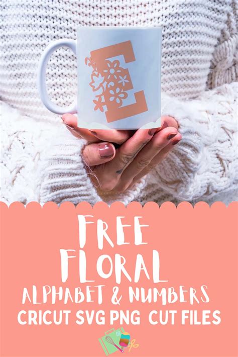 Download Alphabet Monogram Floral Files for Cricut