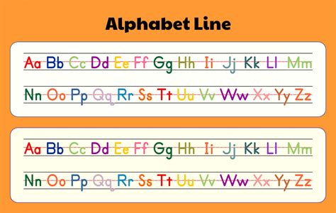Alphabet Strip For Desk Printable Free