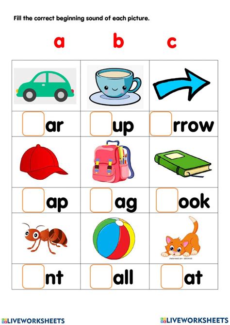 Alphabet and Phonics Worksheets