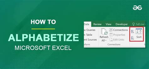 Alphabetize In Excel With Sort