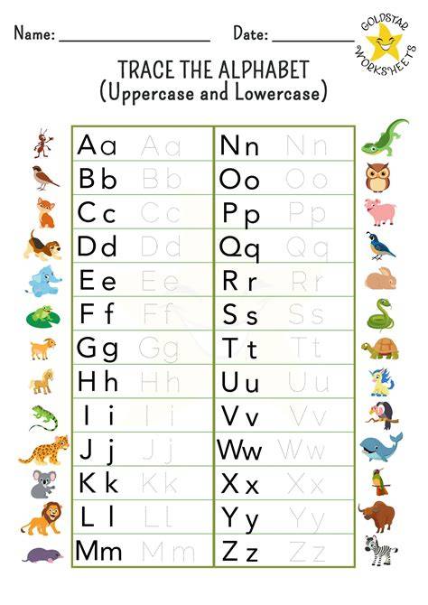 Alphabets Tracing Worksheets
