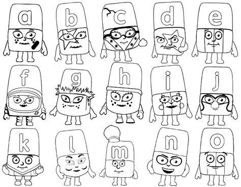 Alphablocks Coloring Pages
