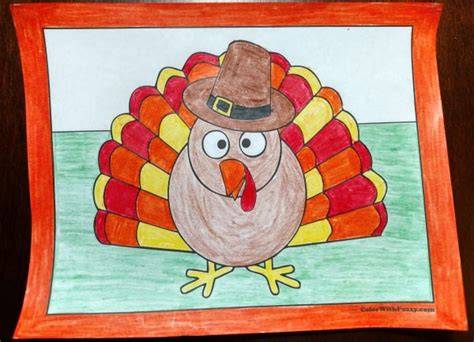 Already Turkey Coloring Pages Colored