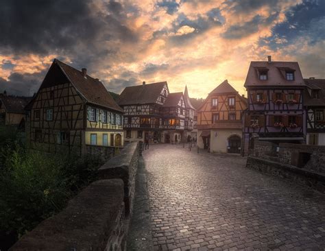 Alsatian Landscape Sunset