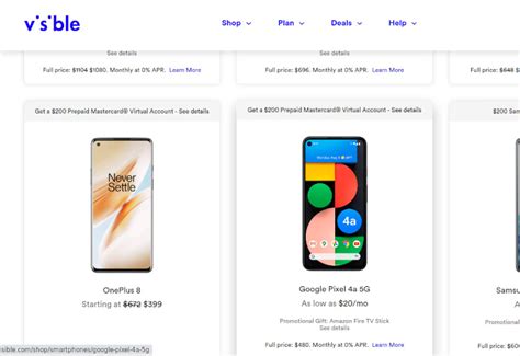 Also available at Visible Wireless currently