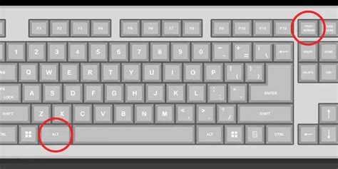 Alt + Print Screen Key