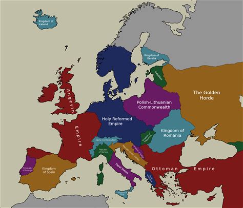 Map of an alternate interwar Europe (1922) by matritum on DeviantArt