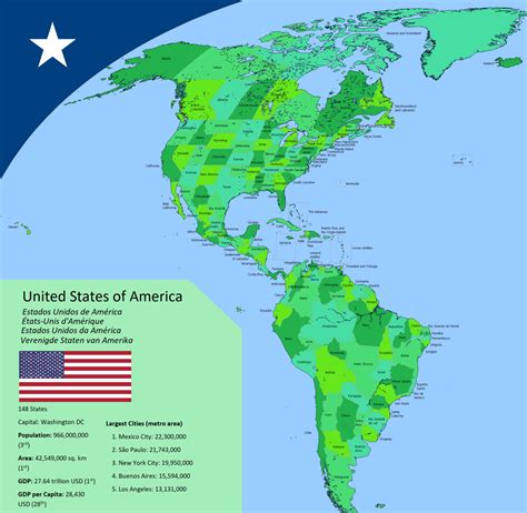 An alternate history map of North America [1760x2200] MapPorn