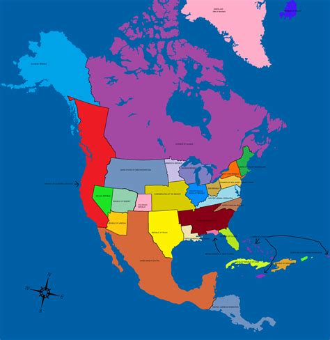  Imaginary maps, Fantasy map, History usa