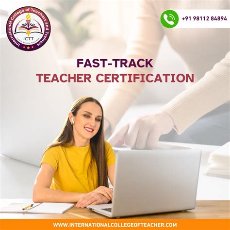 Alternative Certification Programs (The Fast Track)
