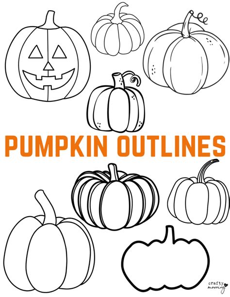 Alternative Uses for Pumpkin Outlines