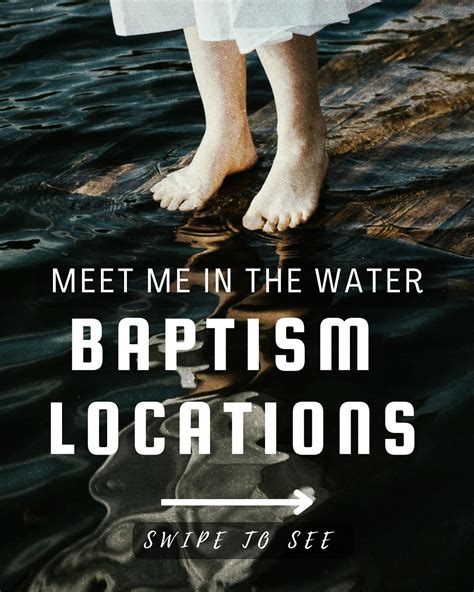 Alternative and Unique Baptism Locations