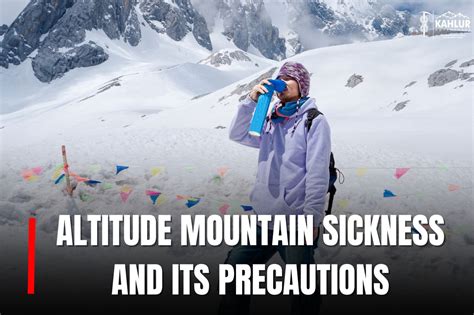 Altitude sickness precautions