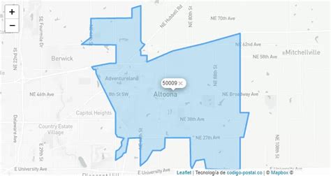 Altoona Iowa Zip Code Map