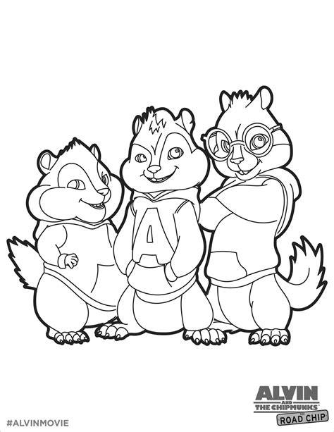 Alvin Chipmunks Coloring Pages