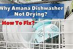 Amana Dishwasher Troubleshooting