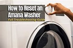 Amana Washing Machine Troubleshooting