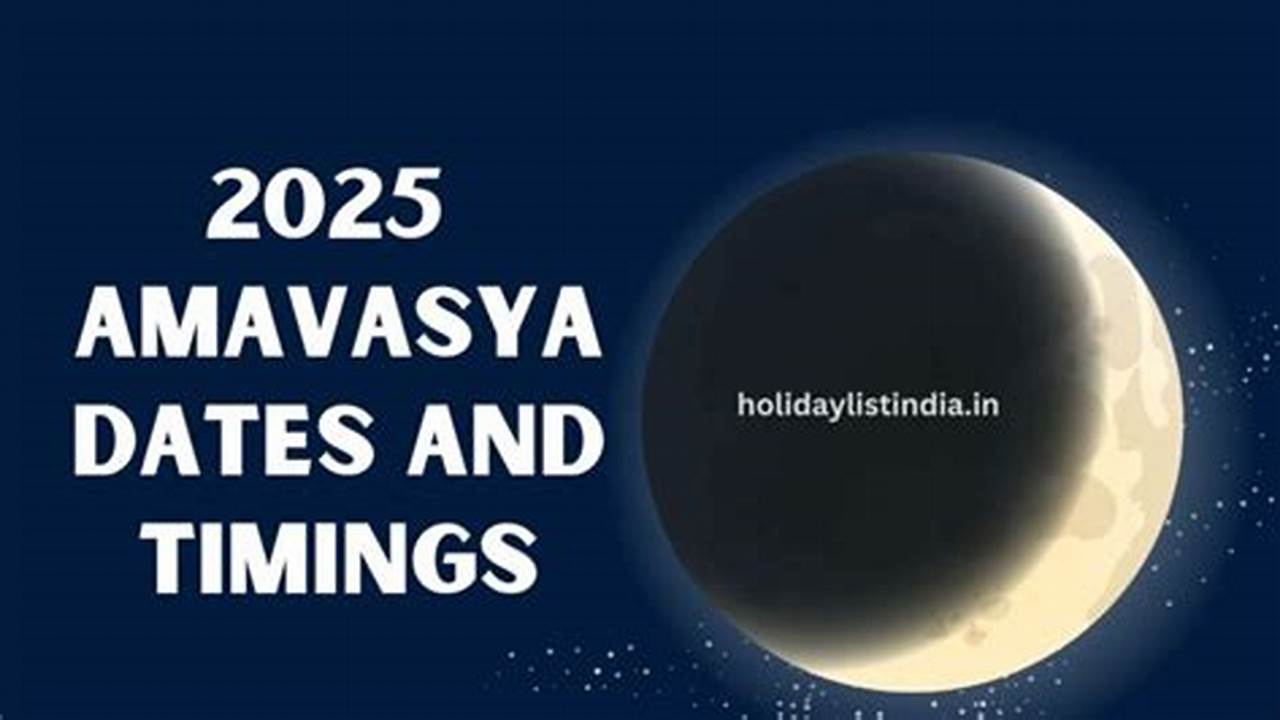 Amavasya Dates In 2025