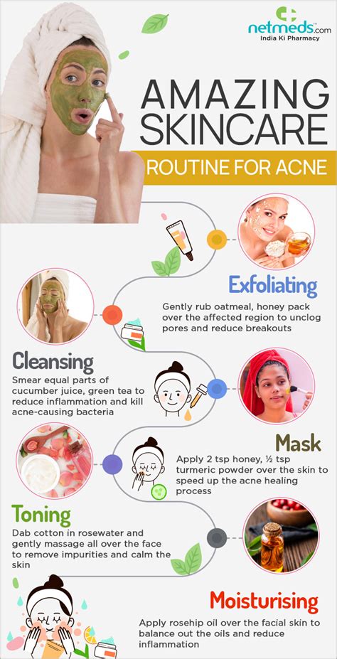 Simple Skincare Routine for Acne Simple skincare routine, Skin care