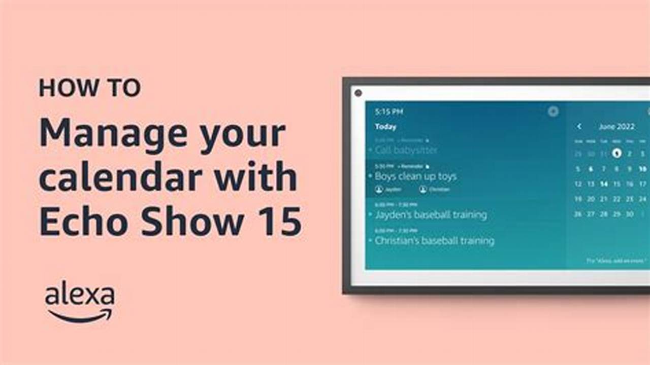 Amazon Echo Google Calendar