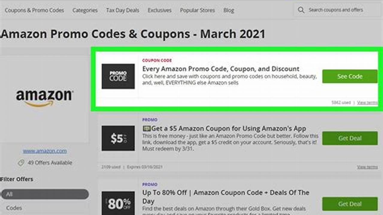 Amazon Prime Coupon Code 2024