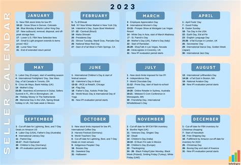 Amazon 2023 Calendar