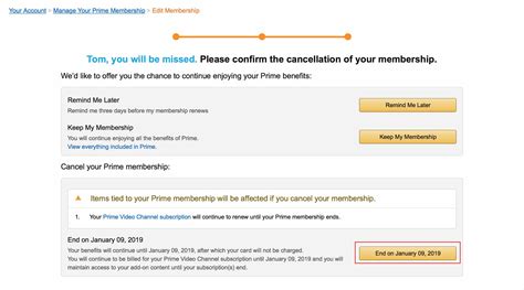 Amazon Business Prime Cancellation Fees and Refunds