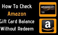 Amazon Check My Gift Card Balance