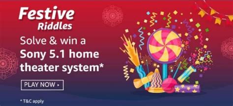 Amazon Festive Riddles Answers Sony 5 1