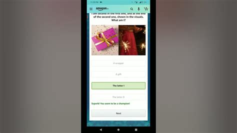 Amazon Festive Riddles Quiz Answers 25000