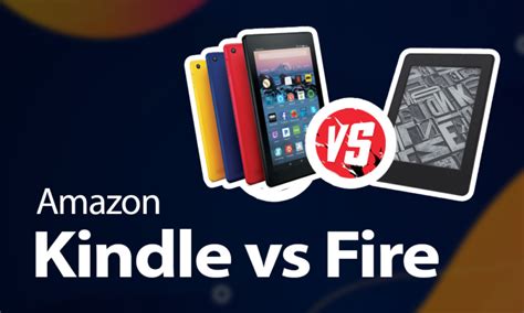 Amazon Kindle vs Amazon Fire tablet pricing