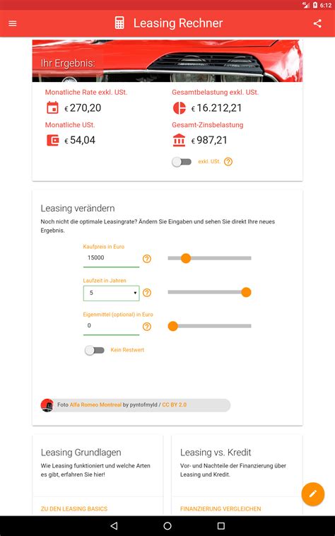 Amazon Leasing Calculator