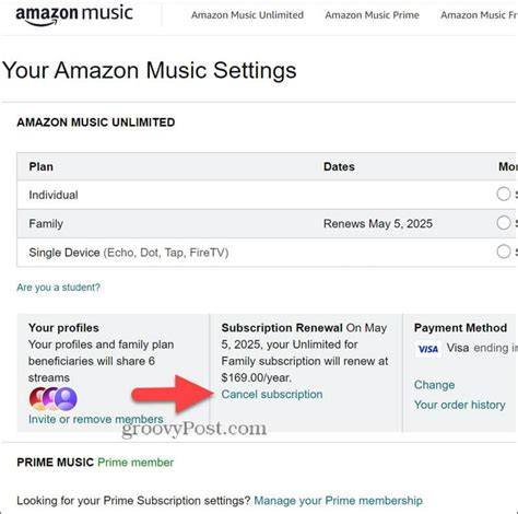 Cancel Amazon Music Subscription hassle-free in just a few clicks