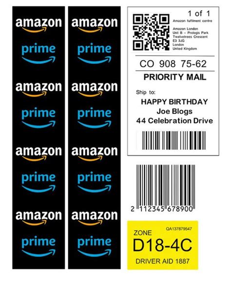 Amazon Prime Tape Printable