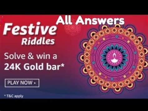 Amazon Riddle Quiz Gold Bar