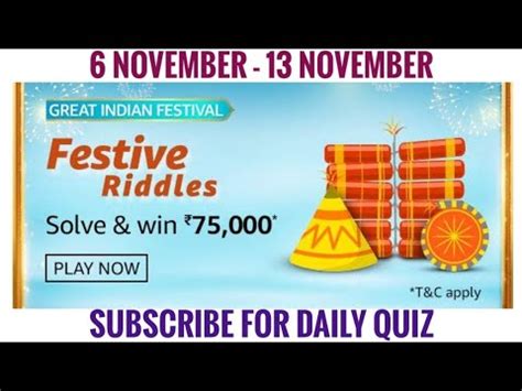 Amazon Riddles Answers Today 75000 Quiz