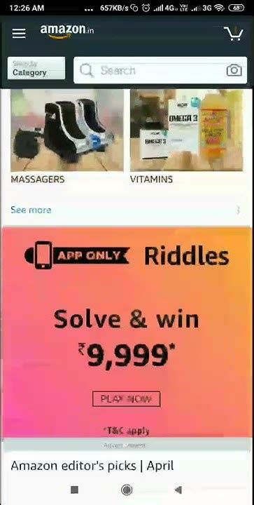 Amazon Riddles Quiz 16 May 2019