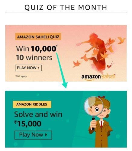 Amazon Riddles Quiz Answers Today 15000