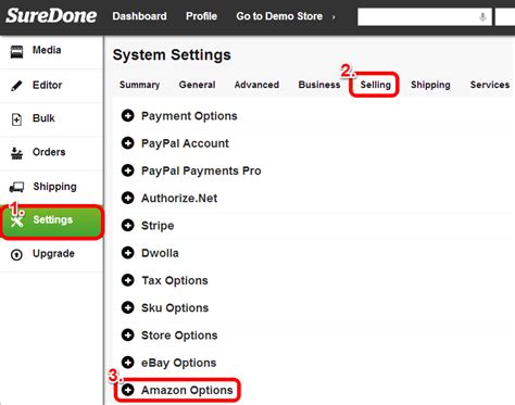Amazon Settings