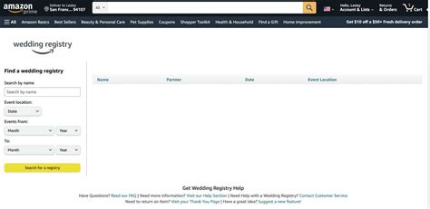 Unveiling the Ultimate Amazon Wedding Registry: Discovering Your Dream Couple Has Never Been Easier!