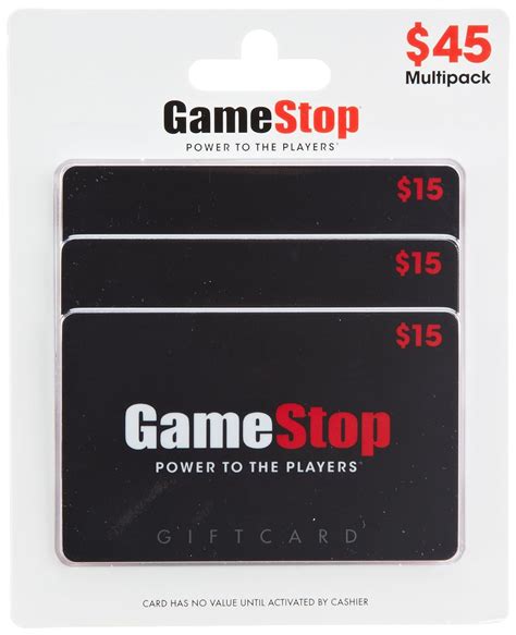 Amazon.com: Gamestop Gift Cards, Multipack Of 3 - $15 : Gift Cards