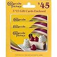 Amazon.com: The Cheesecake Factory Gift Cards, Multipack Of 3 - $15 : Gift  Cards