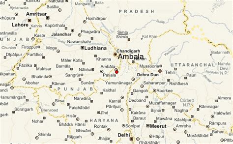Ambala District Map World political map, Map, Political map