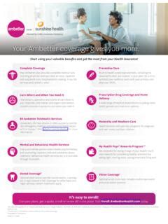 Ambetter HealthRight coverage