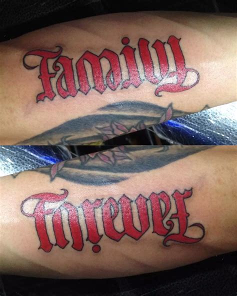45 Ambigram Tattoos Designs & Meanings For Men & Women