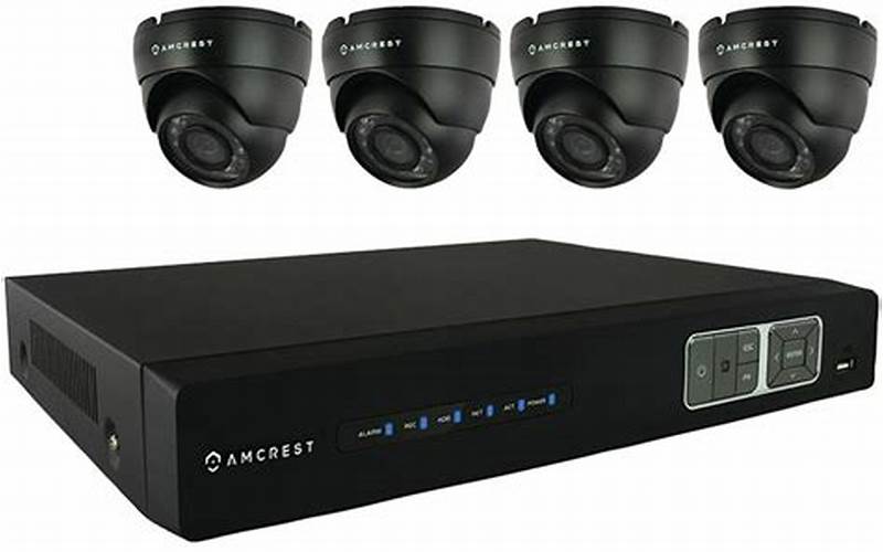 Amcrest Hd 1080P Lite 4 Channel 1Tb Video Security System
